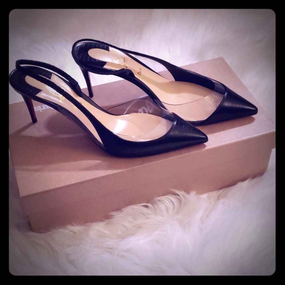 🆕️ Christian Louboutin Optisexy 70 Calf Zarli/pvc